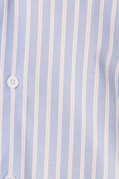 Chemise manches longues bleu ciel homme