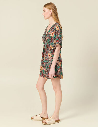 Combishort avec anneau noir femme