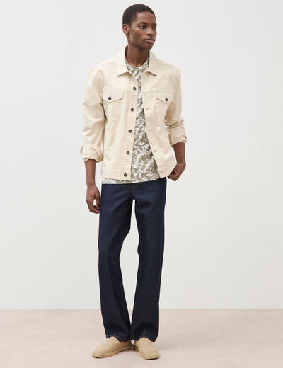 T-shirt manches courtes vert kaki homme