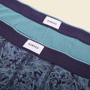 lot 2 boxers bleu petrole homme Lot 2 boxers bleu pétrole homme