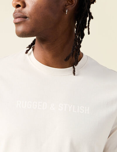 T-shirt manches courtes gris homme
