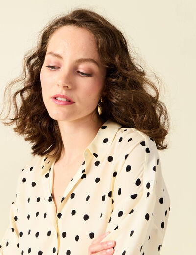 Chemise éco-responsable blanc femme