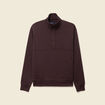 Sweat manches longues marron fonc&eacute; homme