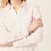 Chemise éco-responsable rose clair femme