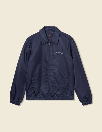 Blouson éco-responsable bleu marine homme