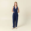 Combinaison éco-responsable bleu marine femme