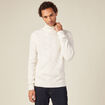 Pull manches longues ecru homme