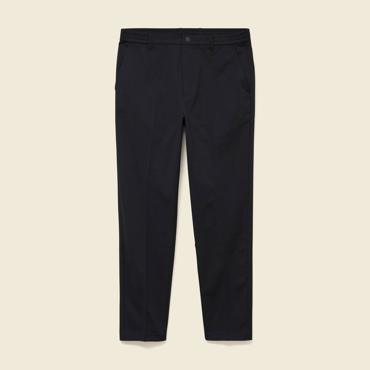 Pantalon chino stretch noir homme