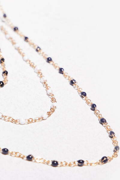 Lot 3 colliers multicolore femme