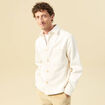 Surchemise oversize col classique ecru homme