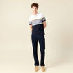 Polo manches courtes blanc homme