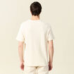 T-shirt manches courtes ecru homme