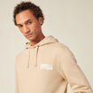 Sweat à capuche beige homme