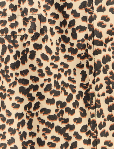 Parka longue à capuche camel femme