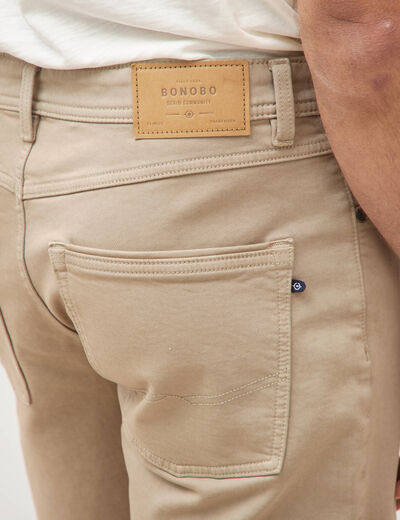 Bermuda beige homme