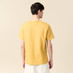 T-shirt manches courtes jaune moutarde homme