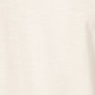 T-shirt en coton manches courtes ecru homme