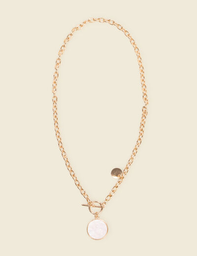 Collier couleur or femme