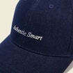 Casquette en jeans coton bleu fonc&eacute; homme