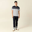 T-shirt manches courtes ecru homme