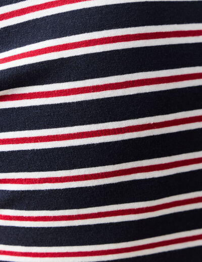 T-shirt manches courtes bleu marine homme