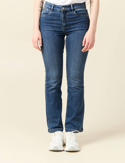 Jeans bootcut denim stone femme