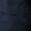 Blouson droit &agrave; capuche doubl&eacute; bleu marine homme