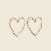 Boucles d'oreilles pendantes couleur or femme