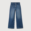 Jeans bootcut taille haute denim stone femme