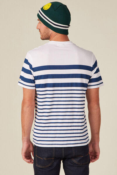 T-shirt SmileyWorld ecru homme