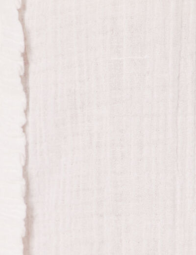 Chemise manches longues blanc femme