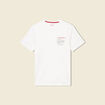T-shirt manches courtes ecru homme