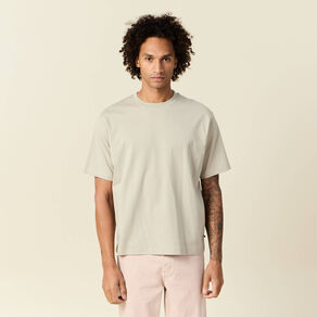 T-shirt manches courtes beige homme