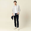 Jeans slim denim brut homme
