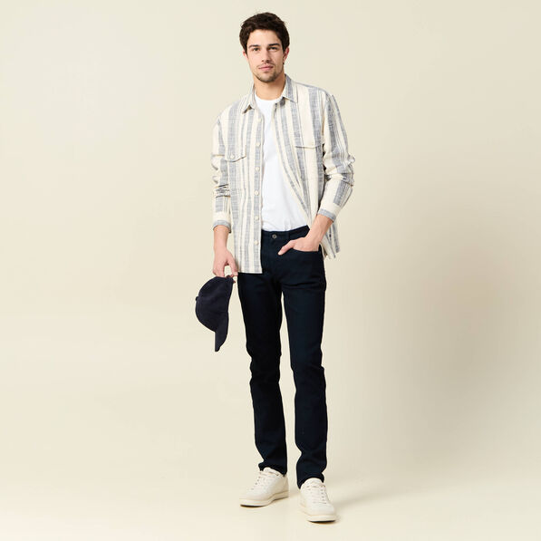 Jeans slim denim brut homme