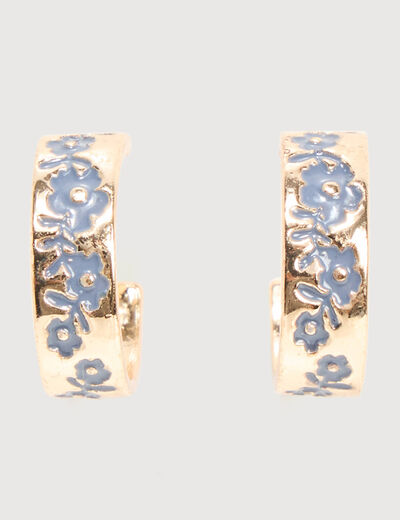 Boucles d'oreilles couleur or femme