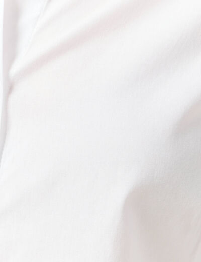 Chemise manches longues ecru femme