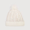 Bonnet ivoire femme