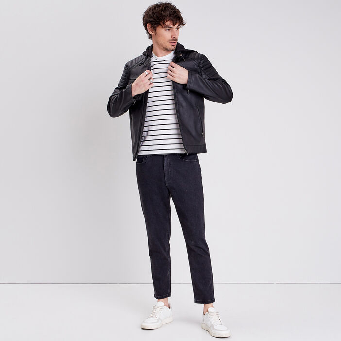 T-shirt manches courtes blanc homme