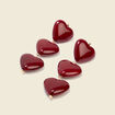 Boucles d'oreilles rouge fonc&eacute; femme