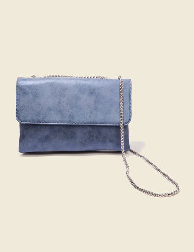 Sac bandoulière bleu femme