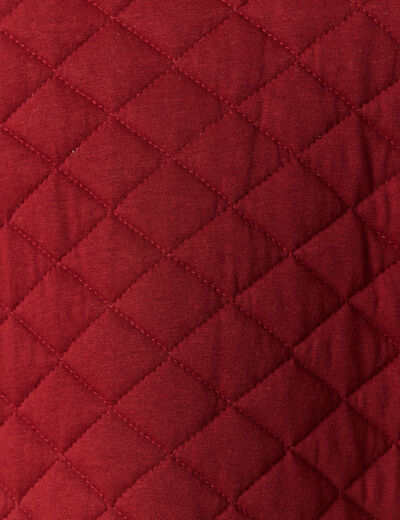 Gilet sans manches rouge foncé femme