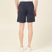 Bermuda large à coulisse bleu marine homme