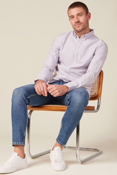 Chemise manches longues parme homme