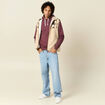 Gilet sans manches zippé ecru homme