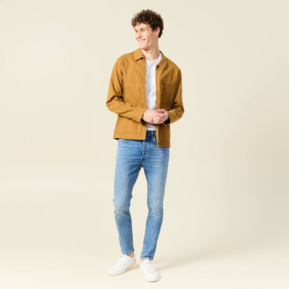 Jeans skinny tapered denim used homme