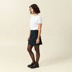 Jupe courte bleu marine femme
