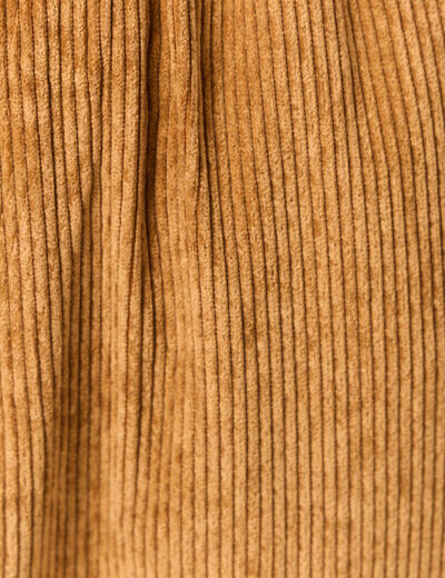 Tregging velours 7/8ème beige femme
