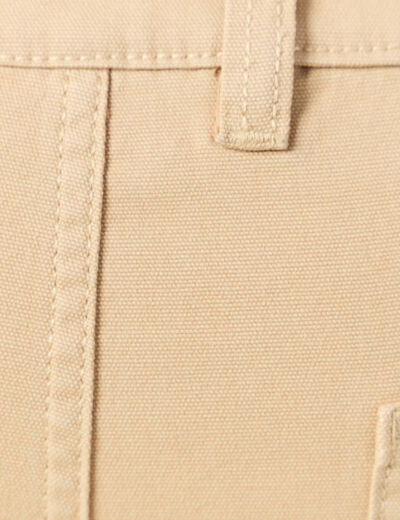 Jeans droit 5 poches beige homme