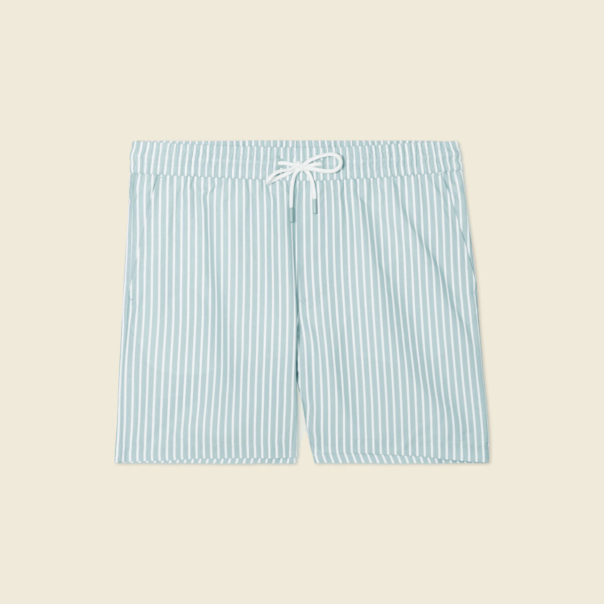 Short de bain bleu gris homme
